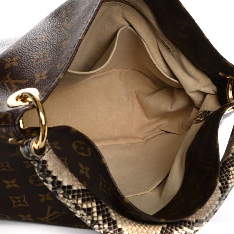 louis vuitton python handle bag|Louis Vuitton Limited Edition Artsy MM Python Bag .